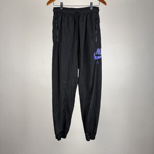 Nike Air Track Pants Purple Embroidered Logo Joggers, "Get Over Fear Heights"